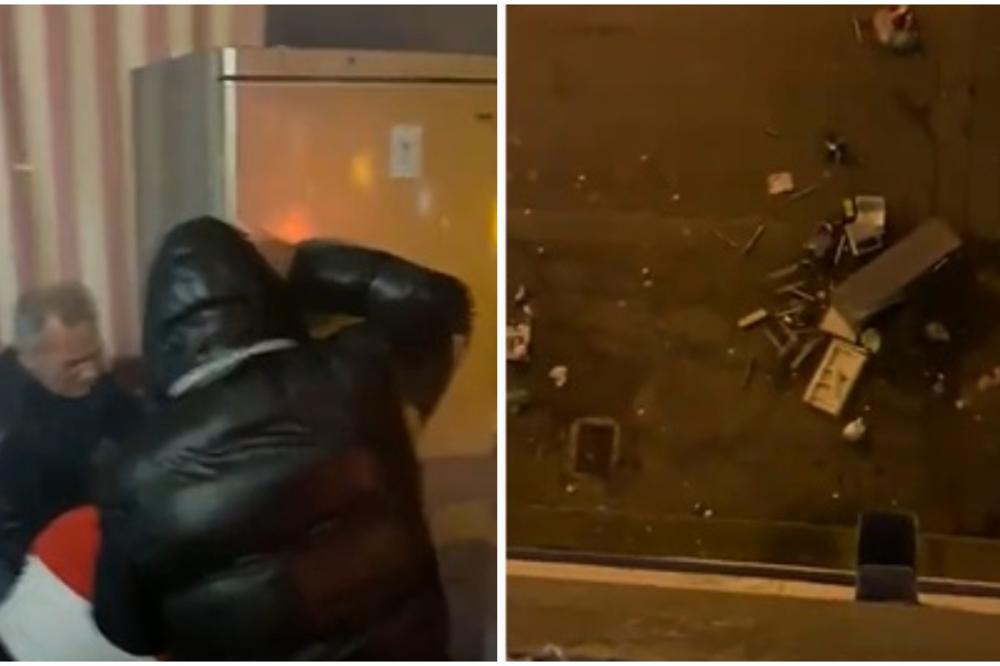 DOKLE IDE LJUDSKA GLUPOST? Petarde prevaziđene, ljudi za doček počeli da bacaju STVARI, mogao je neko da strada!