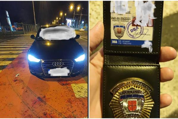 INTERVENTNA NA NOVOM BEOGRADU ZAUSTAVILA MOMKA (20) SA AUDIJEM! Pronašli su lažnu legitimaciju DBA i to nije sve