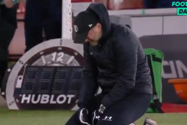 NA KOLENIMA I U SUZAMA: Trener 'Svetaca' posle velikog trijumfa pokazao da nije hladnokrvni Nemac! (VIDEO)