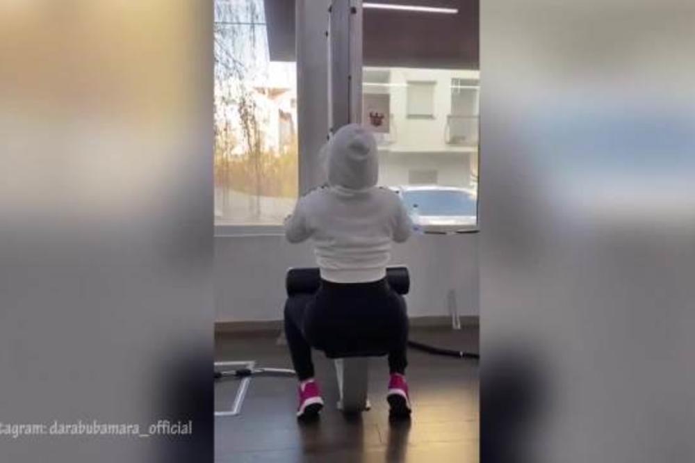 DARA BUBAMARA MAZNULA PILETINU PA NE IZLAZI IZ TERETANE! Izgleda kao živa ZVER, a sada pokazala kako TRENIRA GUZU!