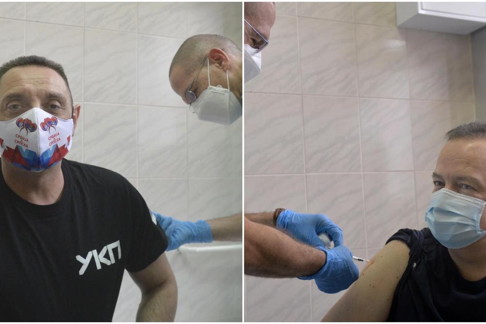 DAČIĆ I VULIN POSTALI PRVI SRBI KOJI SU PRIMILI VAKCINU SPUTNJIK V: Do kraja januara stižu velike količine (FOTO)