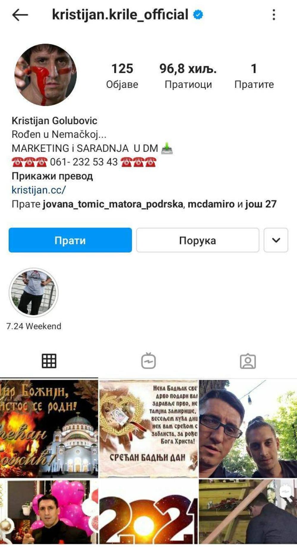 zabava, zadruga, Kristijan Golubović