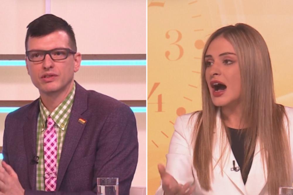 MILICE, TI SI SE UDALA, HOĆU I JA! Poznati gej aktivista i Milica Zavetnica UŽIVO, LETELO JE PERJE!