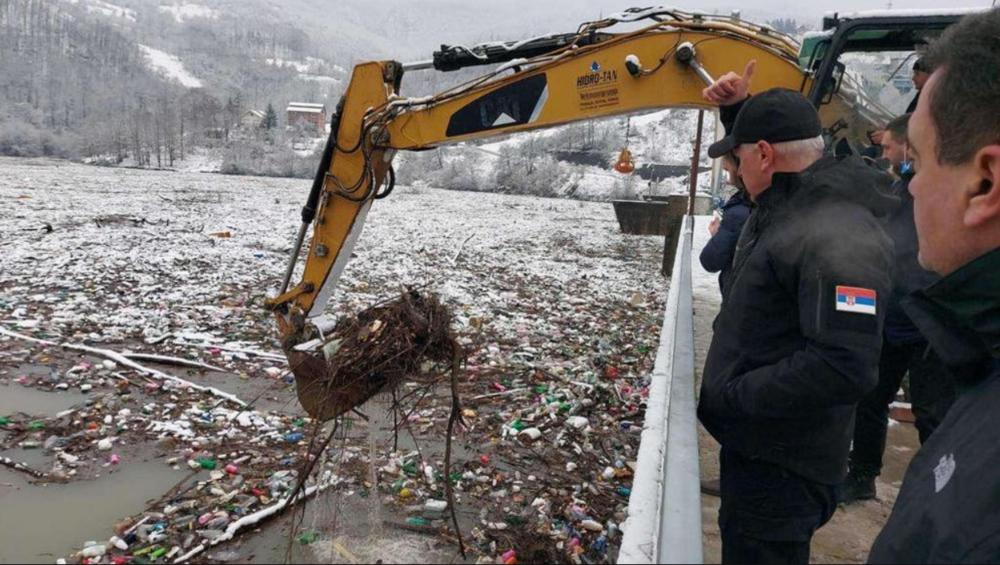 Čišćenje Potpećkog jezera