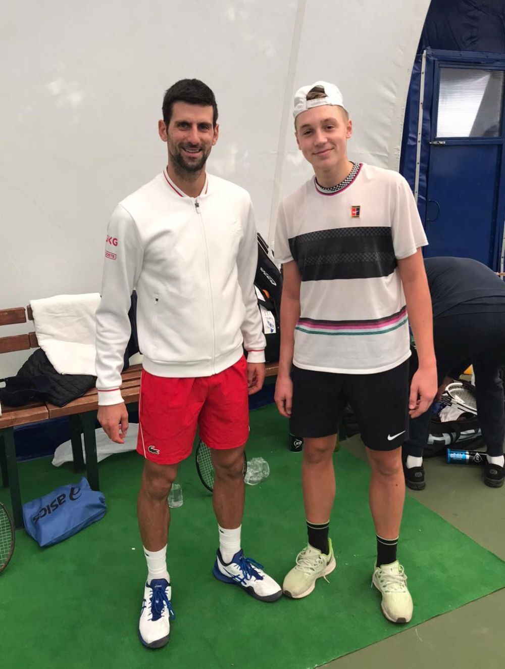 Novak Đoković, Hamad Međedović