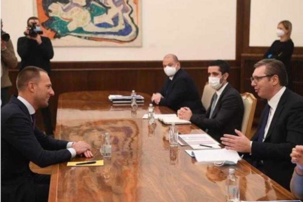 BITAN RAZGOVOR: Vučić se sastao sa direktorom stalnog Sekretarijata Transportne zajednice, Matejom Zakonjšekom!