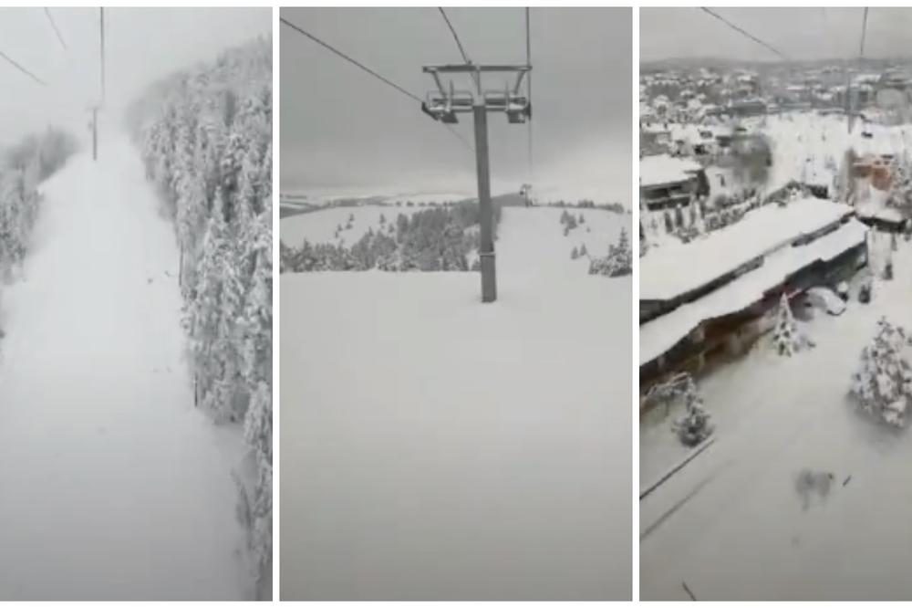 SJAJNA VEST ZA SVE LJUBITELJE SKIJANJA: Na Zlatiboru počela ski sezona, ima BAŠ PUNO SNEGA!