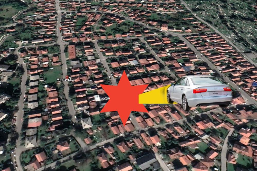 DRAMA U RAVANIČKOJ ULICI: Izgoreo LUKSUZNI AUTOMOBIL, sumnja se da je požar podmetnut, zna se i ČIJI JE AUTO