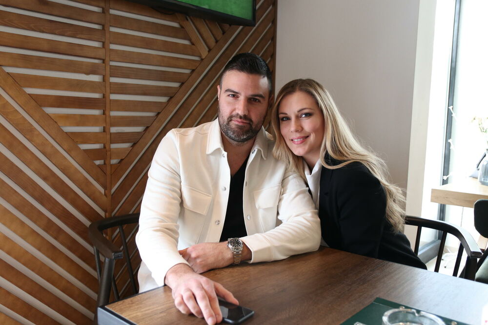 Bojana Drašković sa suprugom Ognjenom
