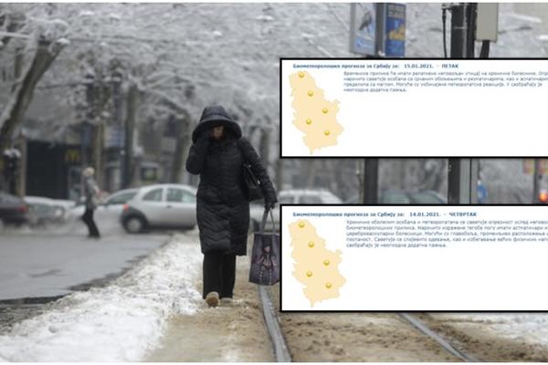 FILOMENA POGAĐA SRBIJU, HLADNO VREME UTIČE NA PSIHU! Meteorolozi otkrili koje tipove ljudi pogađa, nije naivno!