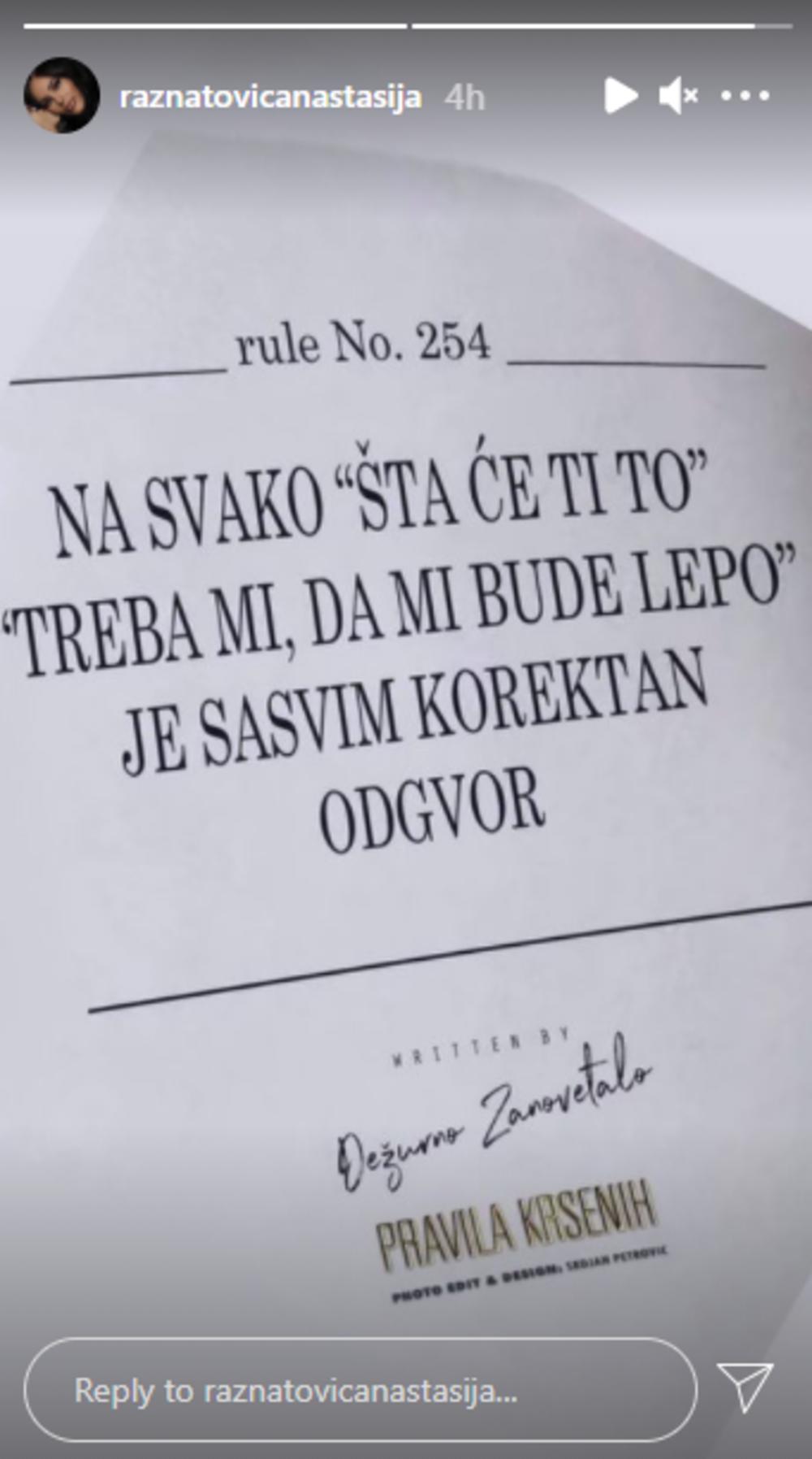 zabava, estrada, Anastasija Ražnatović