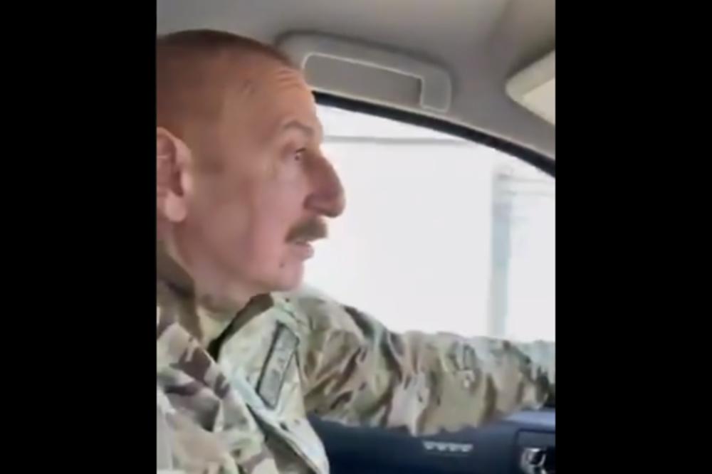 ALIJEV ZABIO PRST U OKO JERMENIMA: Ušetao u njihovu svetinju, vozao se kroz Šuši! (VIDEO)