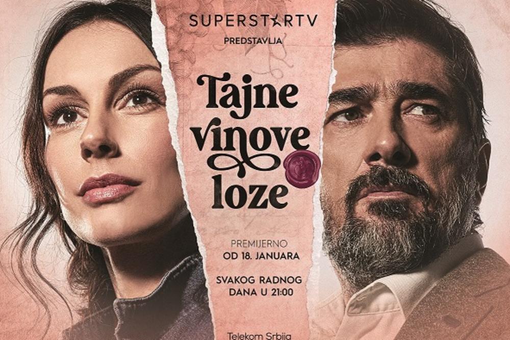Prvi trejler za srpsku TV sagu o intrigama vinarskih porodica