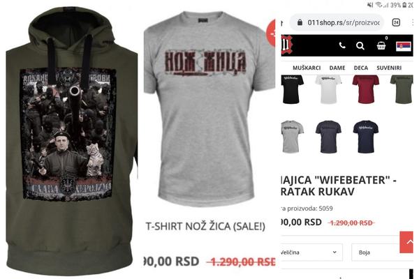ZABRANA I KRIVIČNA PRIJAVA ZA KOMPANIJU KOJA JE PRODAVALA MAJICU SA NATPISOM "NOŽ, ŽICA": I sajt im skinut sa mreže