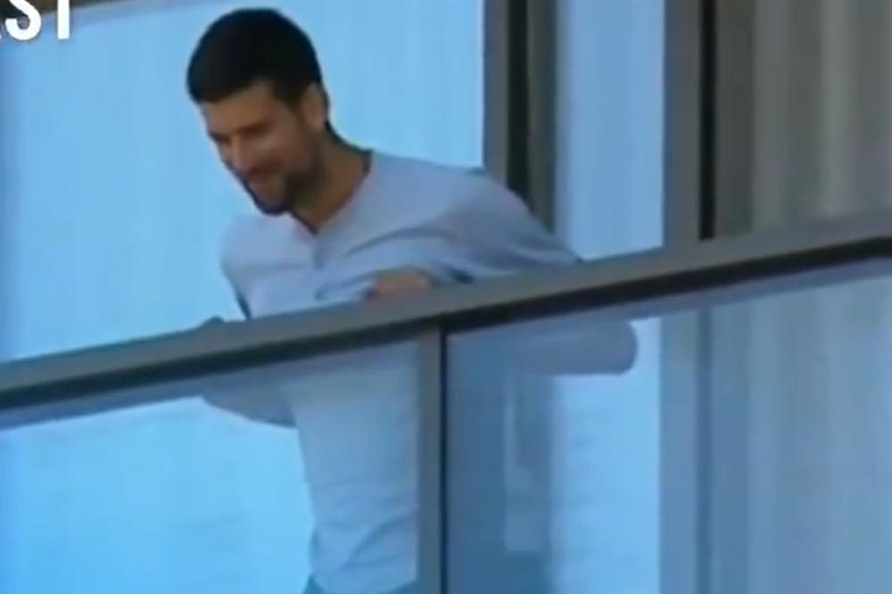 POLICIJA REAGOVALA ZBOG UPORNOG NAVIJAČA ĐOKOVIĆA: Onda se pojavio Novak i oduševio ga! (VIDEO)