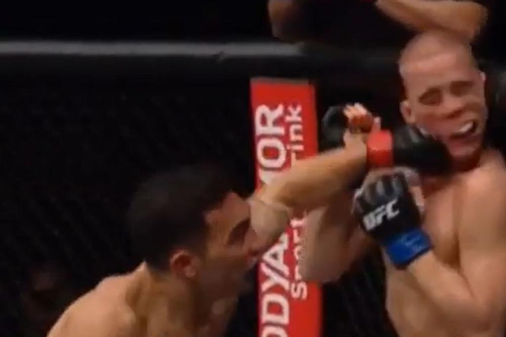 SRPSKI UFC BORAC BRUTALNO NOKAUTIRAN: Protivnik mu ugasio svetlo već u prvoj rundi! Pamtiće ovaj nokdaun ceo život!