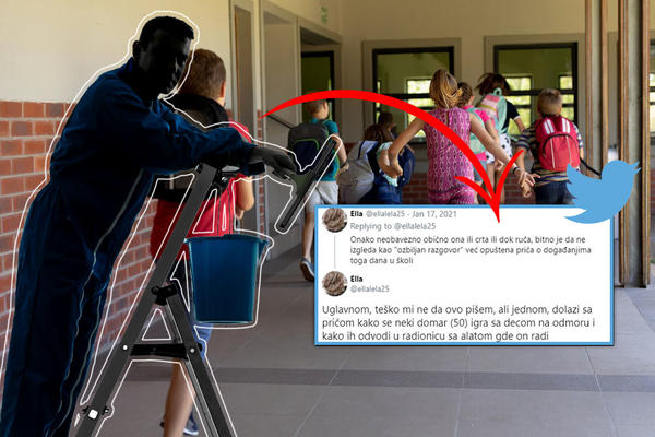 DOMAR SE IGRAO SA DECOM U SRPSKOJ ŠKOLI: Odvodio ih je u radionicu i stavljao u krilo, a onda je to saznala MAJKA!