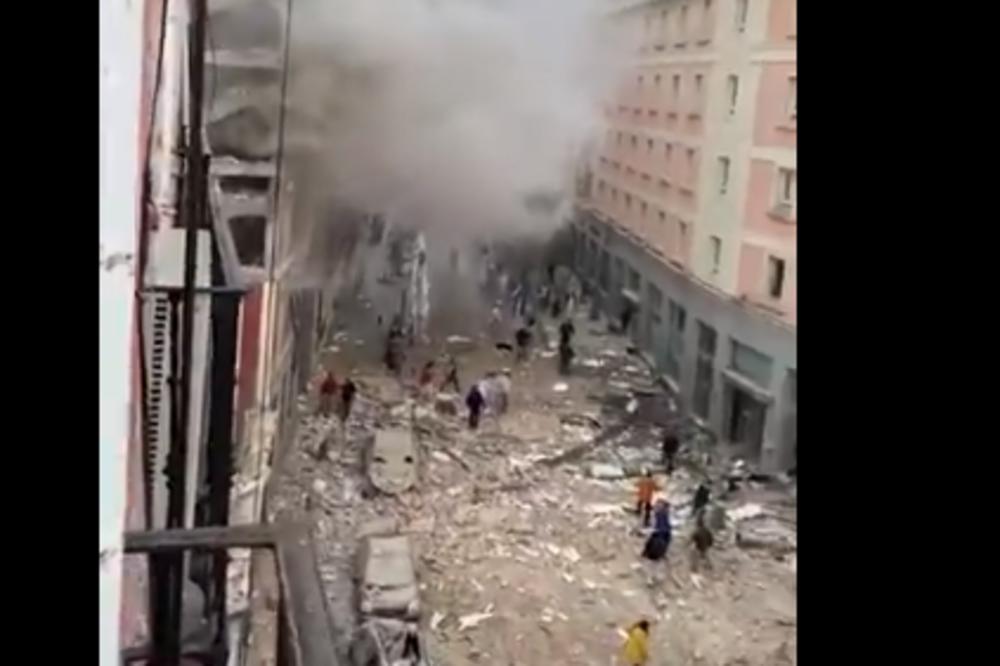 IMA POGINULIH I POVREĐENIH, EKPLOZIJA BILA JAČA NEGO ŠTO SMO MISLILI: Tužno u Madridu, 1 osoba se vodi kao nestala