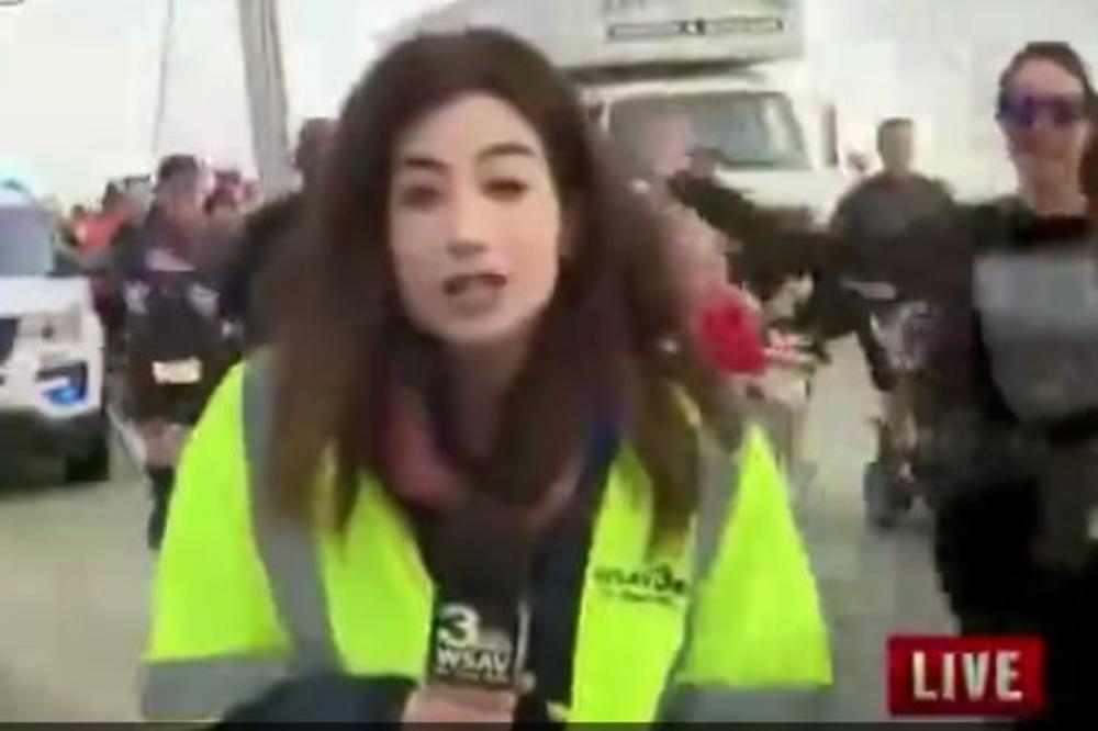 SKANDAL NA TV UŽIVO! Reporterka se uključila u program, a onda se pojavio SEKSUALNI MANIJAK I NAPAO JE! (VIDEO)