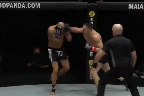 OPAČIĆ TOPOVSKIM UDARCIMA URNISAO PROTIVNIKA: Srbin bije kao Sveti Ilija! Sudija morao da prekine borbu!