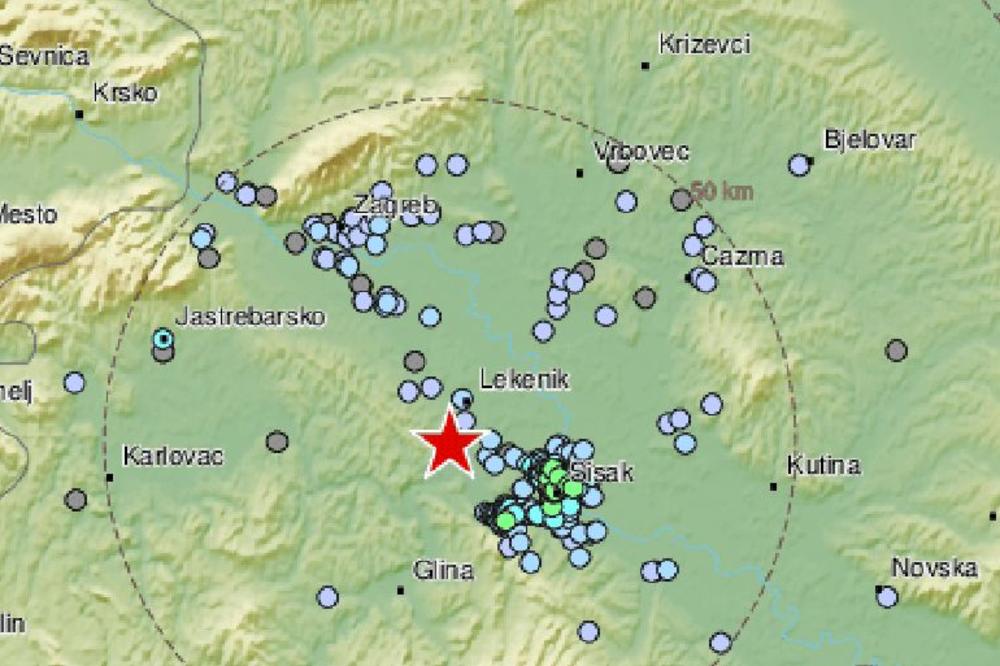 HRVATSKA SE PONOVO TRESE! Građane jutros u 8 sati probudio još jedan ZEMLJOTRES! Usledio je još jedan u 8:13!
