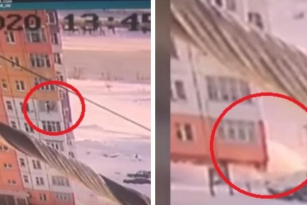 ŽENA PALA SA 9. SPRATA ZGRADE: Nećete verovati šta se desilo posle! (VIDEO)