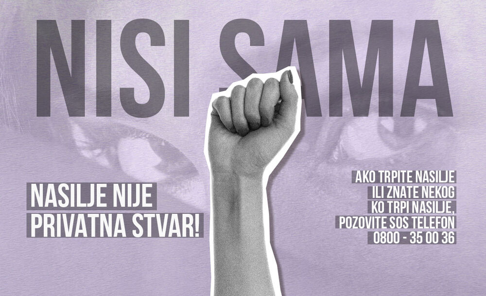 Nisi sama, Stop nasilju nad ženama, stop nasilju, tiče me se, Milena Radulović, Silovanje