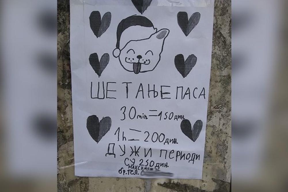 BESKRAJNO SLADAK OGLAS: Kreativna devojčica (11) iz Prokuplja ZNA KAKO DA ZARADI ZA DŽEPARAC! BRAVO za trud! (FOTO)