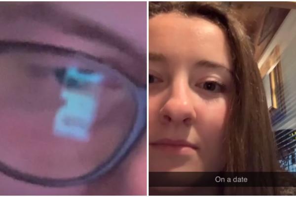 Tokom dejta je gledao u telefon, a onda je odraz u njegovim NAOČARIMA otkrio šta, zapravo, sve vreme RADI (VIDEO)