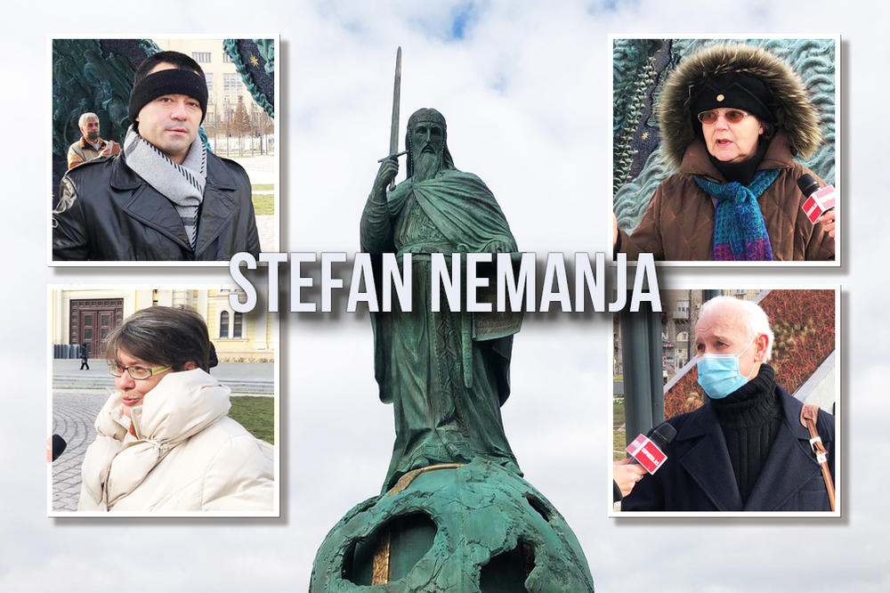 PRVI DAN STEFANA NEMANJE U BEOGRADU: Ovako sugrađani vide spomenik OSNIVAČU SRPSKE DRŽAVE (VIDEO)