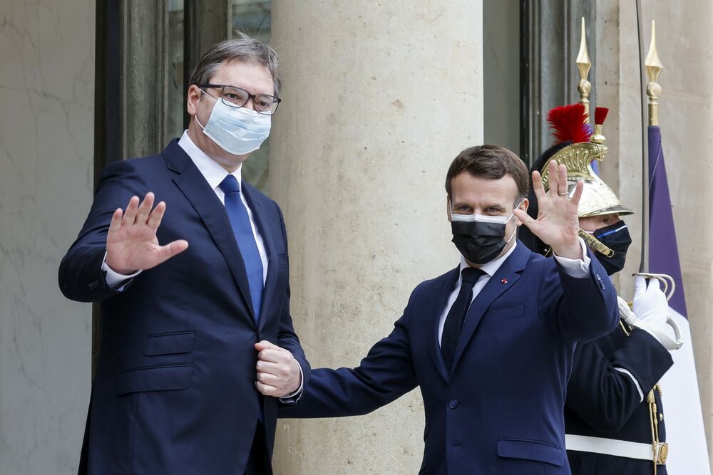 Predsednici Francuske i Srbije