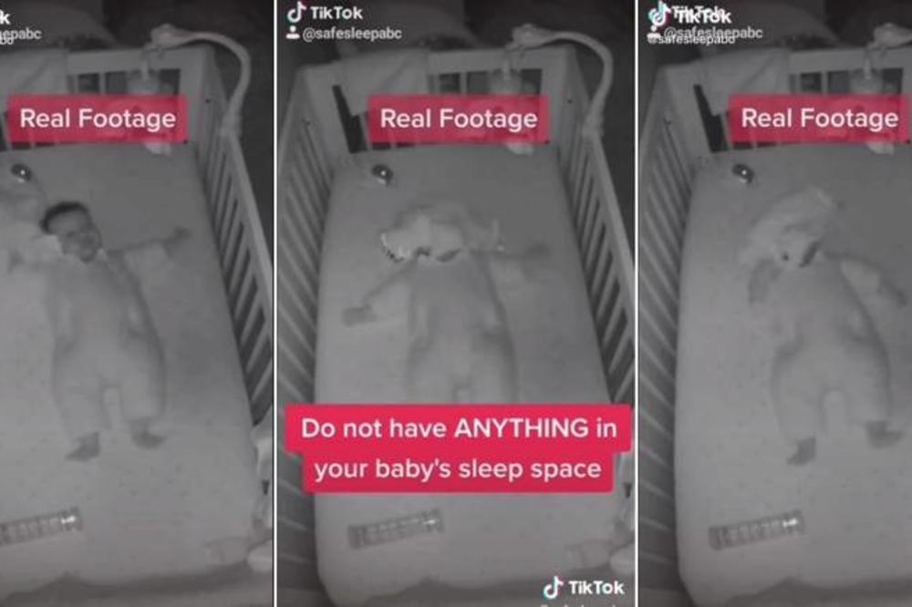 ZASTRAŠUJUĆI SNIMAK: Roditelji su ostavili bebu u krevetiću... (VIDEO)