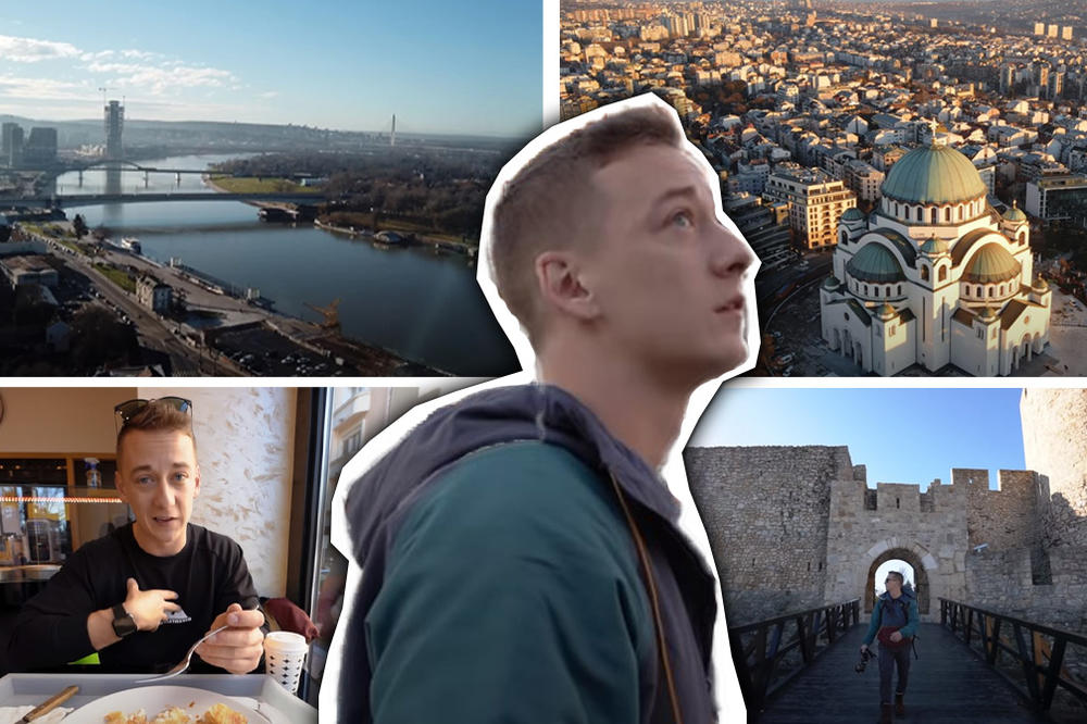 AMERIKANAC PRVI PUT U ŽIVOTU DOŠAO U BEOGRAD: Oduševili ga BUREK I HRAM SVETOG SAVE, ali to NIJE SVE (VIDEO)