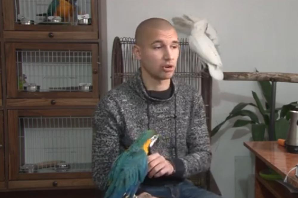 LJUBAV PREMA PAPAGAJIMA PRERASLA U POSAO: Traje od DETINJSTVA, da nije NJIHOVE PODRŠKE Stefan ne bi stigao da SPAVA