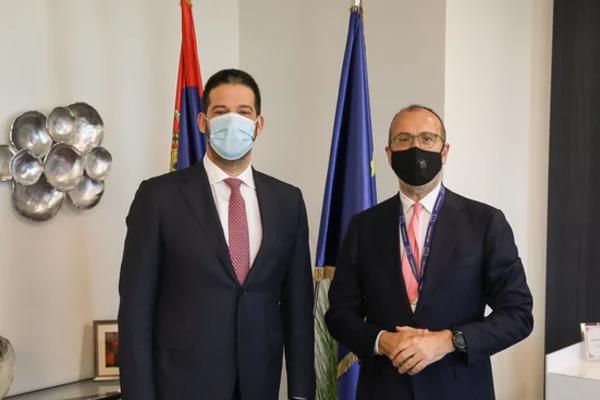 NASTAVAK SARADNJE! Ministar Udovičić se sastao sa Fabricijem - Razgovarali o realizaciji budućih projekata (FOTO)