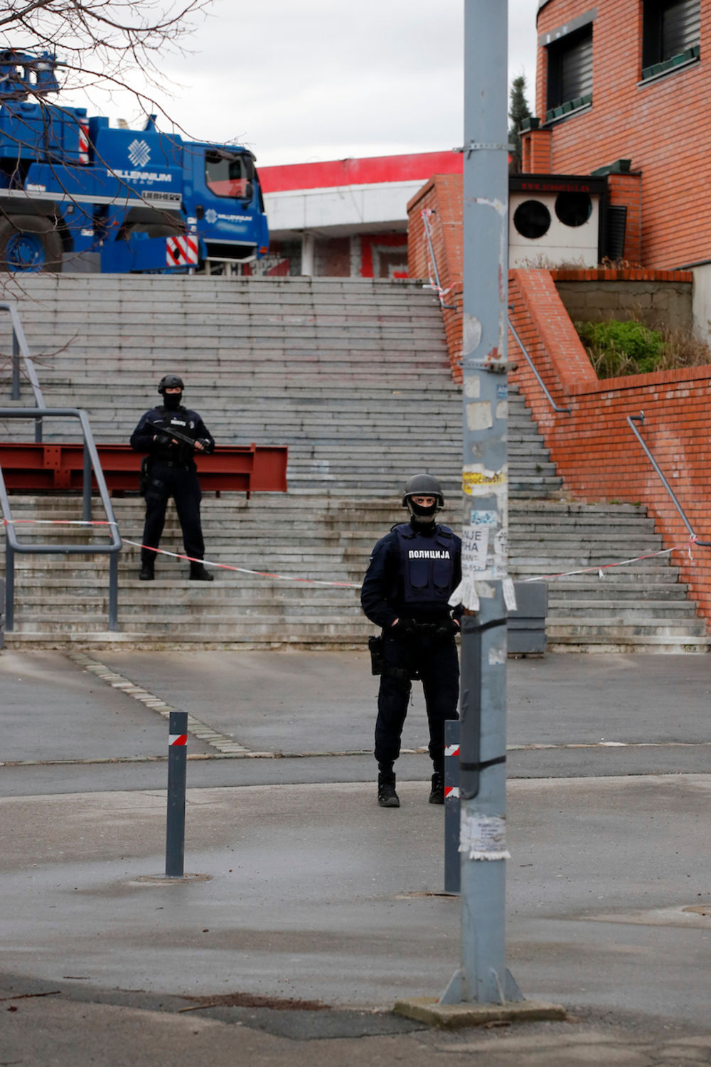 Marakana, Stadion Rajko Mitić, Policija, Žandarmerija