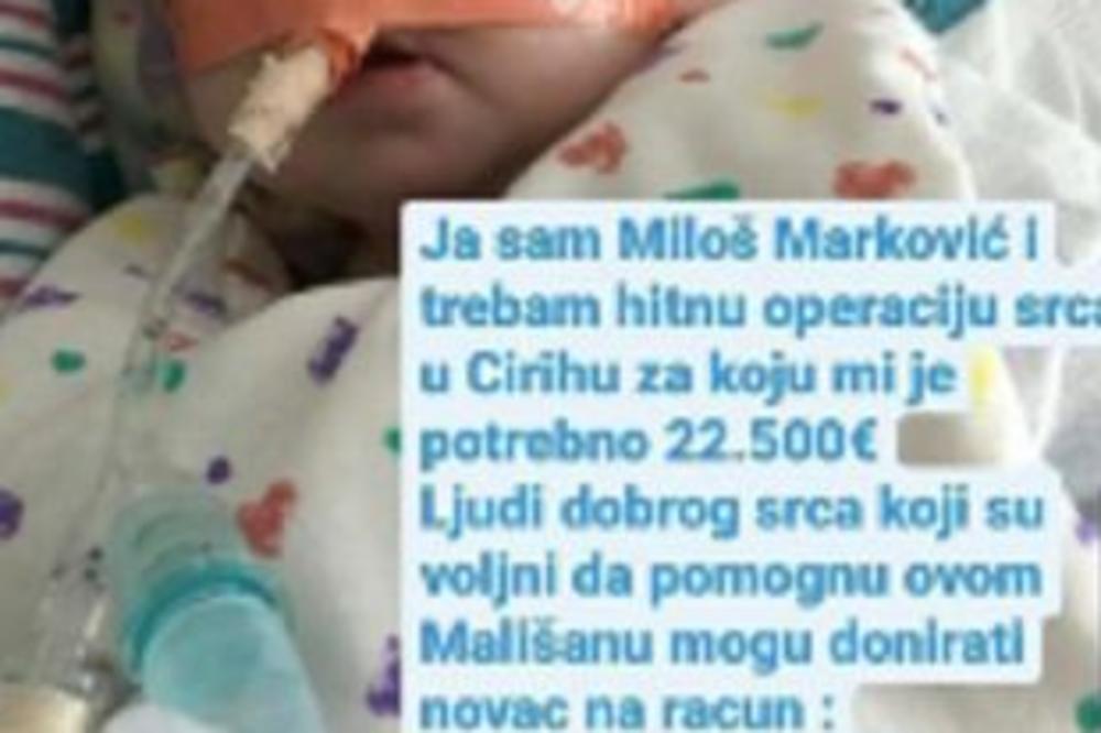 OPREZ, PREVARANT IZMISLIO DA NJEGOV SIN MORA NA HITNU OPERACIJU: Hteo da uzme 22.500 evra, NIKAKO NE NASEDAJTE!