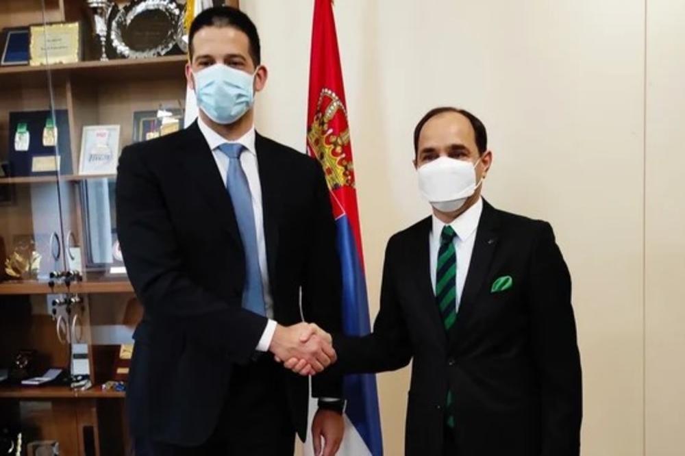 ZAHVALNOST ZA DOSADAŠNJU IZUZETNU SARADNJU: Ministar Udovičić se sastao sa odlazećim ambasadorom Turske!