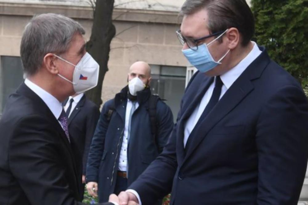 OBJAVLJENA ZAJEDNIČKA SLIKA: Vučić se sastao sa premijerom Češke, DOPUTOVAO U SRBIJU SA VAŽNOM NAMEROM! (FOTO)