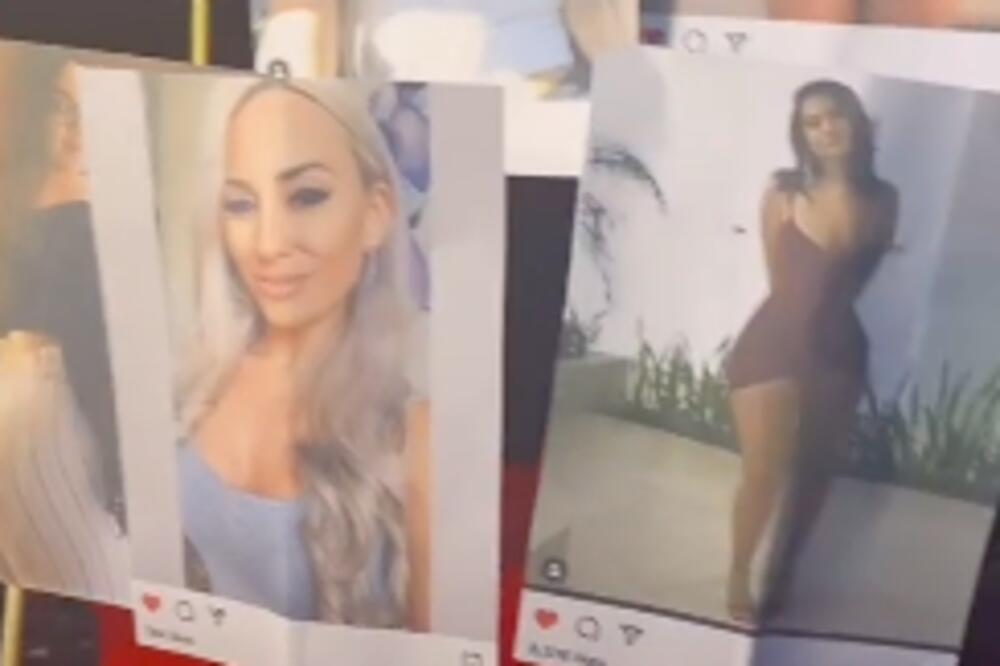 ŠOKANTAN POKLON ZA DAN ZALJUBLJENIH: Mužu poklonila slike ŽENA koje je lajkovao na INSTAGRAMU! (VIDEO)
