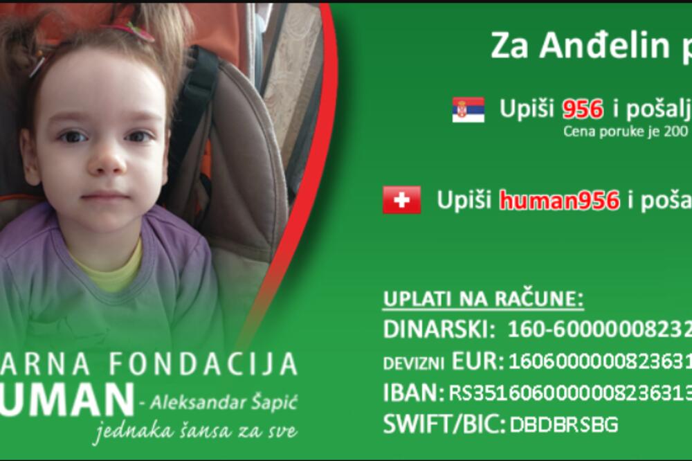 MALOJ HEROINI POTREBNA POMOĆ DA BI NAČINILA PRVI KORAK! Anđela Miletić mora na lečenje u Ukrajinu!