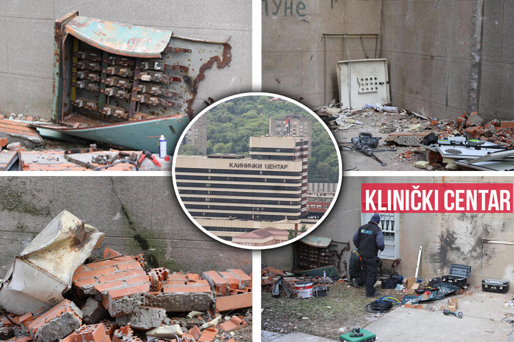 SLIKE SA LICA MESTA! Bili smo do Kliničkog gde je eksplodirao pomoćni objekat, zatekli smo HAOS u dvorištu (FOTO)