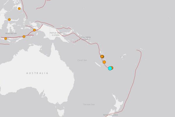 SNAŽAN ZEMLJOTRES POTRESAO PACIFIK: Treslo se Ostrvo lojalnosti