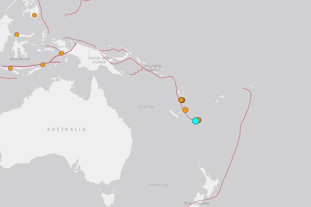 SNAŽAN ZEMLJOTRES POTRESAO PACIFIK: Treslo se Ostrvo lojalnosti