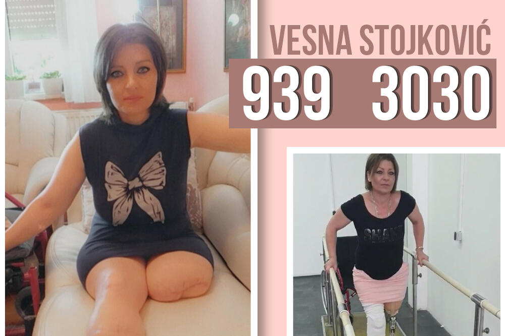 VESNA JE PRE 20 GODINA SPASILA SVOJU BEBU, A ONDA JE OSTALA BEZ OBE NOGE: Hrabroj Vranjanki sada treba NAŠA POMOĆ