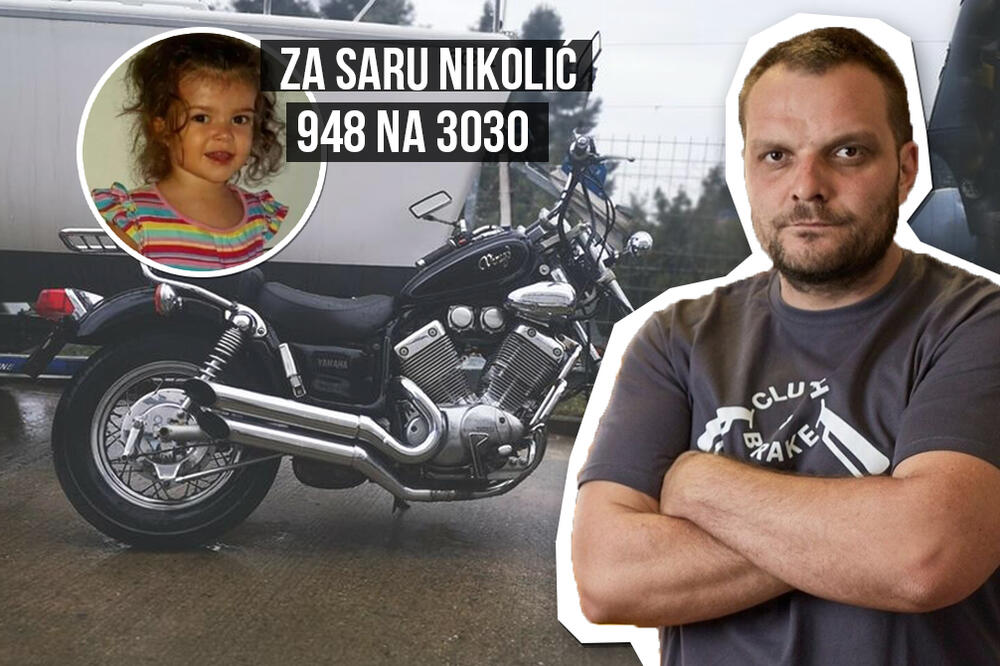 NEMANJA PRODAJE SVOJ YAMAHA VIRAGO MOTOR ZA MALU SARU: Devojčica ima 17 tumora i u teškom je stanju! (FOTO)