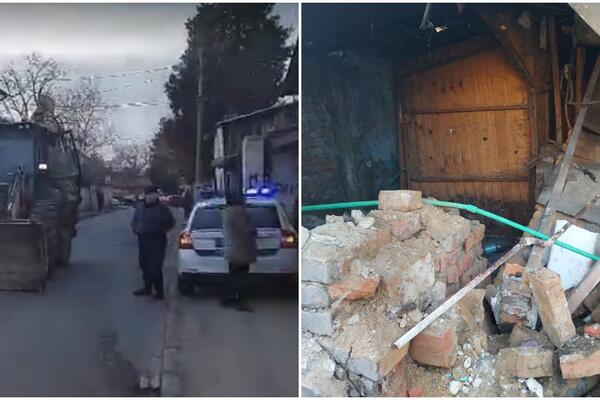 POTPUNA KATASTROFA NA VOŽDOVCU! Od kuće nije ostalo NIŠTA, cigle pale na autobus, Hitna pomoć odvezla dvoje!