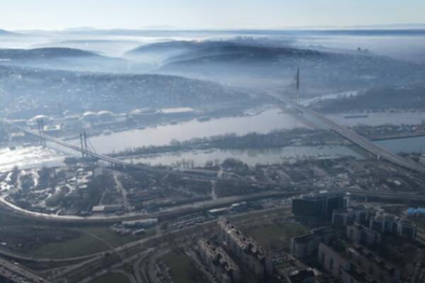 PRVI SNIMAK CELOG BEOGRADA IZ PTIČIJE PERSPEKTIVE: Prizori ostavljaju BEZ DAHA! (VIDEO)
