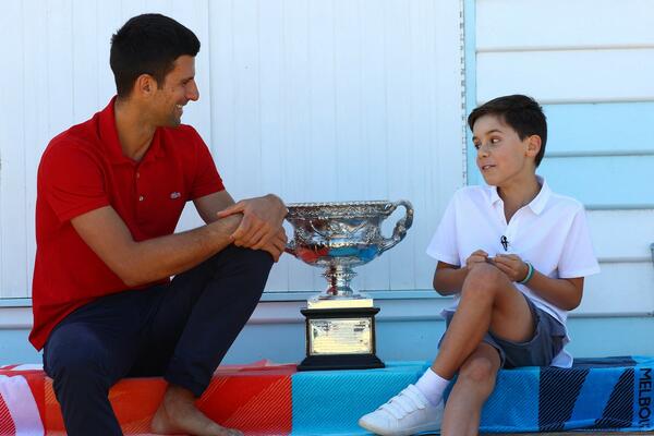 NOVAK DAO INTERVJU SRPSKOM DEČAKU: Tom prilikom otkrio koga bi vodio na večeru, ali i koje još sportove voli!