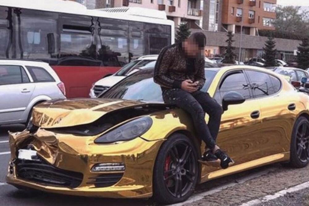 SEĆATE SE NIKOLE SA ZLATNIM PORŠEOM KOJEG JE NAHVATALA POLICIJA U SRBIJI? Upravo sledi nastavak priče (FOTO)
